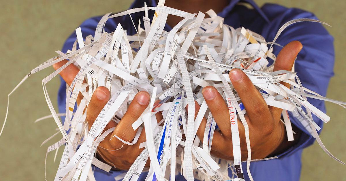 How to recycle shredded paper